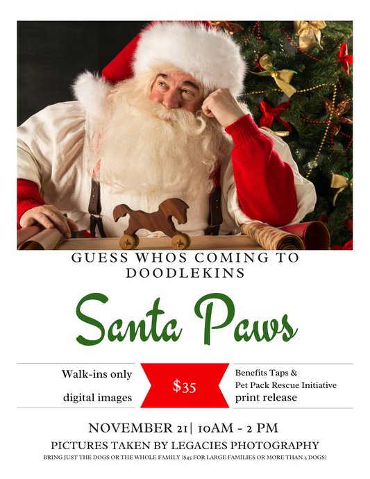 Legacies Photography is coming on November 21st, 10 am - 2 pm and she's bringing SANTA!
