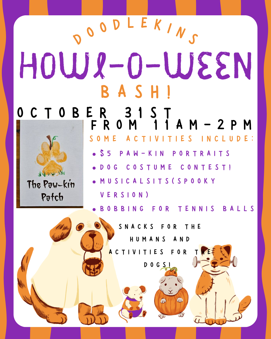 Doodlekins' Howl-O-Ween Bash - October 31, 2026