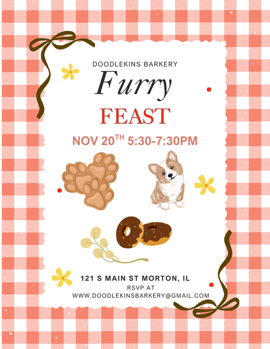 Furry Feast! Nov 20th 5:30-7:30pm